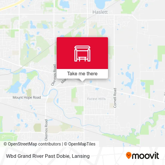Mapa de Wbd Grand River Past Dobie