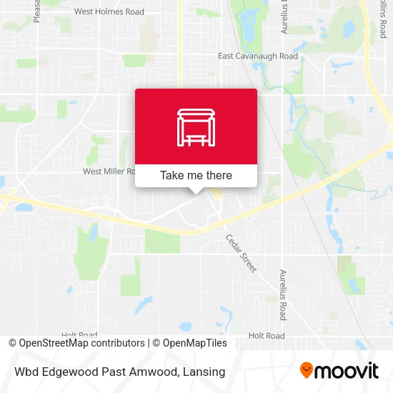 Mapa de Wbd Edgewood Past Amwood