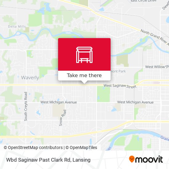 Wbd Saginaw Past Clark Rd map