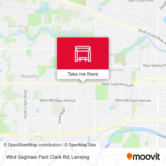 Mapa de Wbd Saginaw Past Clark Rd