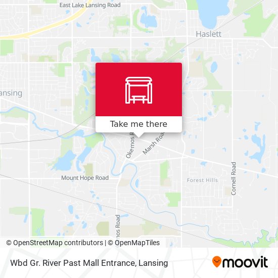 Wbd Gr. River Past Mall Entrance map