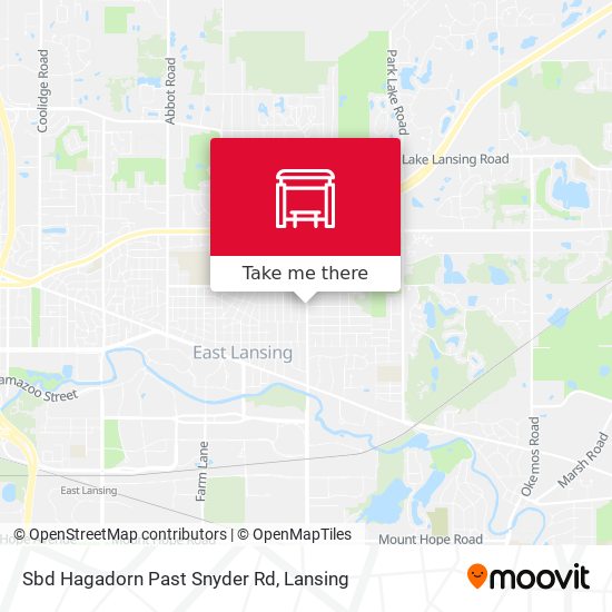 Mapa de Sbd Hagadorn Past Snyder Rd