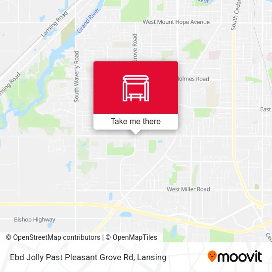Mapa de Ebd Jolly Past Pleasant Grove Rd