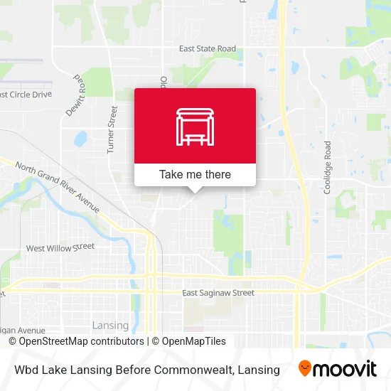 Mapa de Wbd Lake Lansing Before Commonwealt