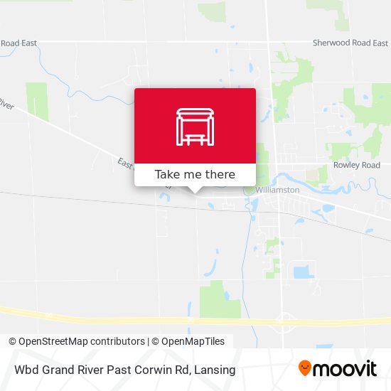 Mapa de Wbd Grand River Past Corwin Rd