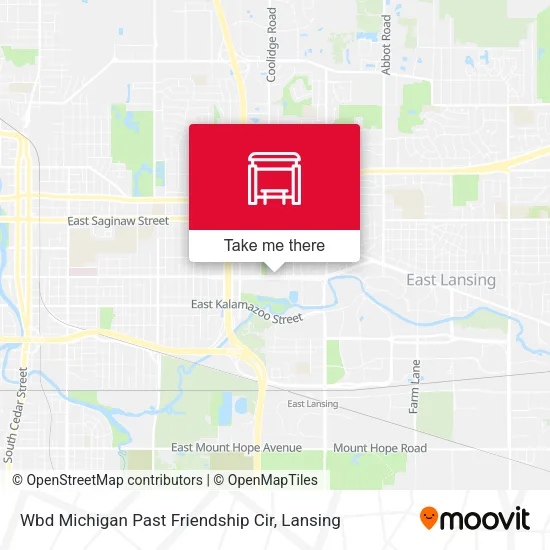 Mapa de Wbd Michigan Past Friendship Cir