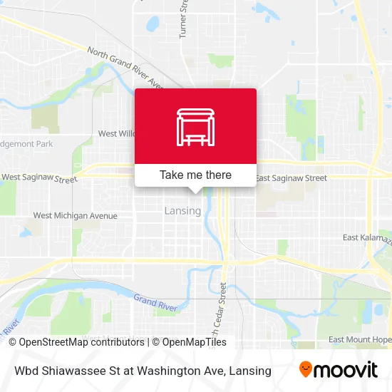 Mapa de Wbd Shiawassee St at Washington Ave
