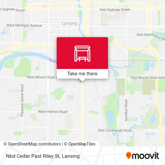 Mapa de Nbd Cedar Past Riley St