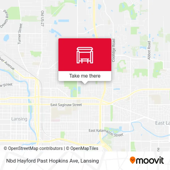 Mapa de Nbd Hayford Past Hopkins Ave