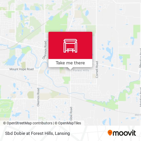 Mapa de Sbd Dobie at Forest Hills