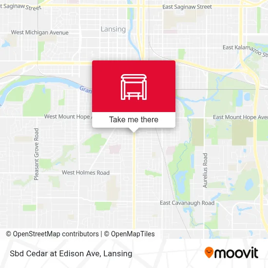 Sbd Cedar at Edison Ave map