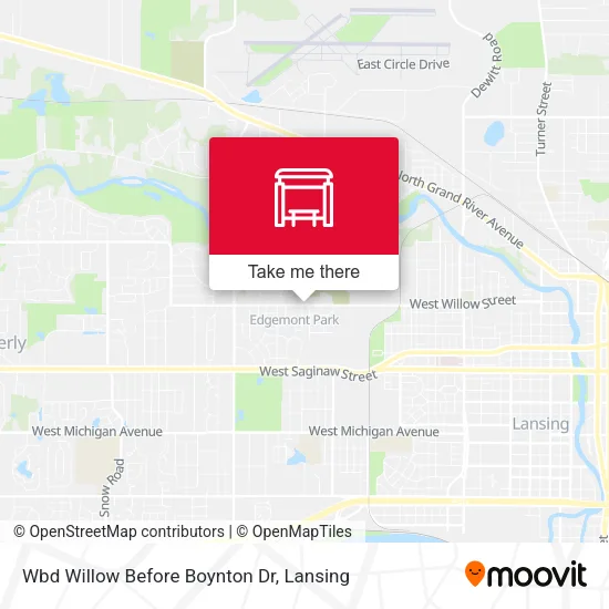 Mapa de Wbd Willow Before Boynton Dr