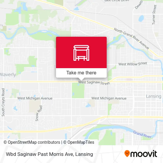 Mapa de Wbd Saginaw Past Morris Ave