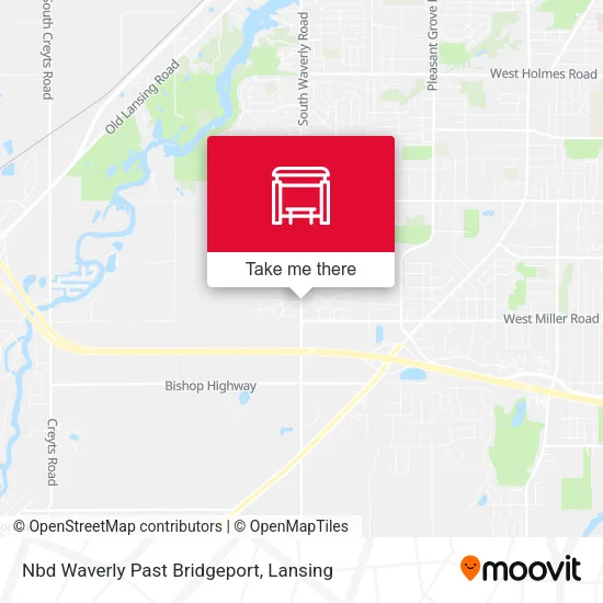 Mapa de Nbd Waverly Past Bridgeport