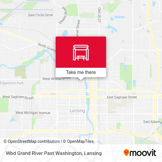 Mapa de Wbd Grand River Past Washington