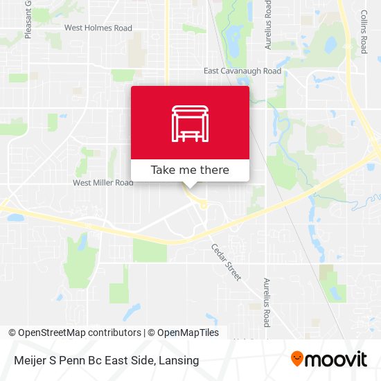 Mapa de Meijer S Penn Bc East Side