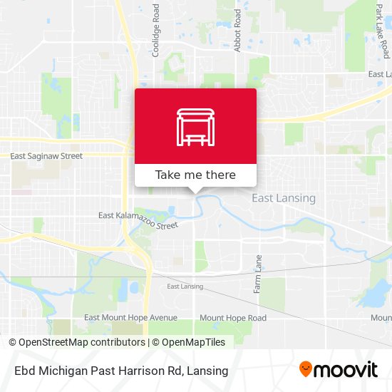 Mapa de Ebd Michigan Past Harrison Rd