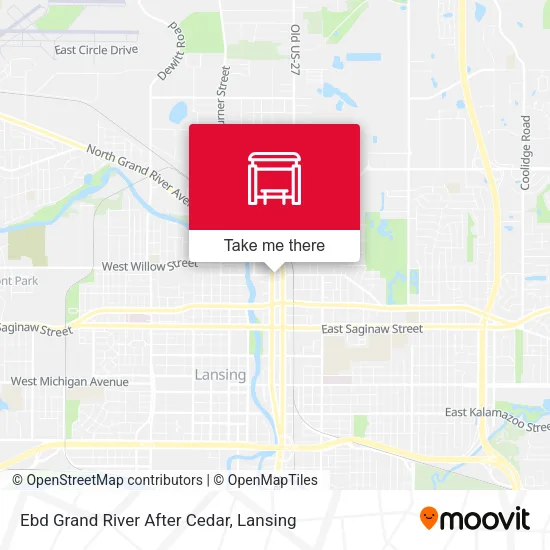 Mapa de Ebd Grand River After Cedar