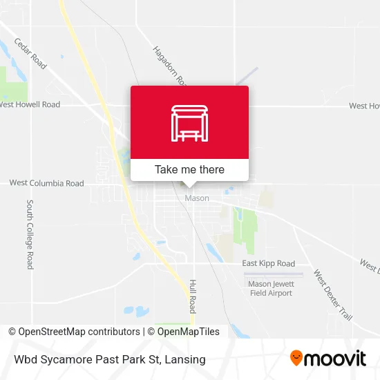 Mapa de Wbd Sycamore Past Park St