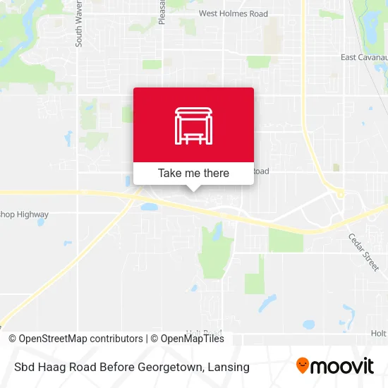 Mapa de Sbd Haag Road Before Georgetown