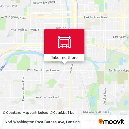 Mapa de Nbd Washington Past Barnes Ave