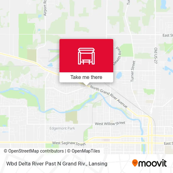 Mapa de Wbd Delta River Past N Grand Riv.
