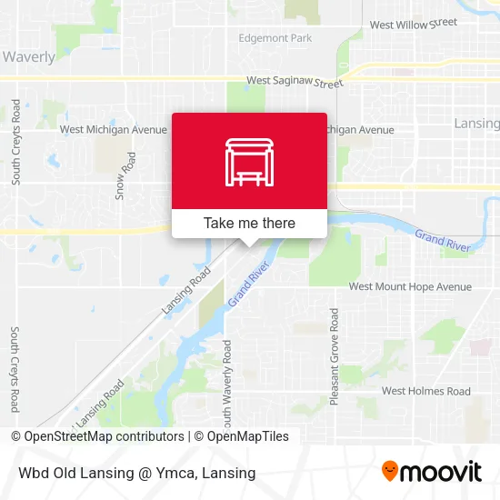 Mapa de Wbd Old Lansing  @ Ymca