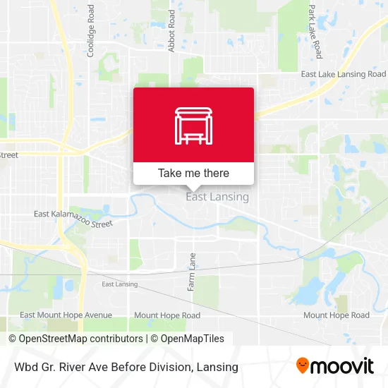 Mapa de Wbd Gr. River Ave Before Division