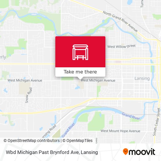 Mapa de Wbd Michigan Past Brynford Ave