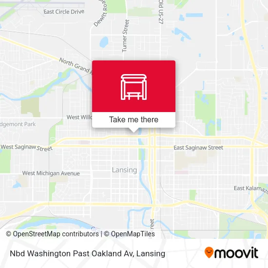 Mapa de Nbd Washington Past Oakland Av