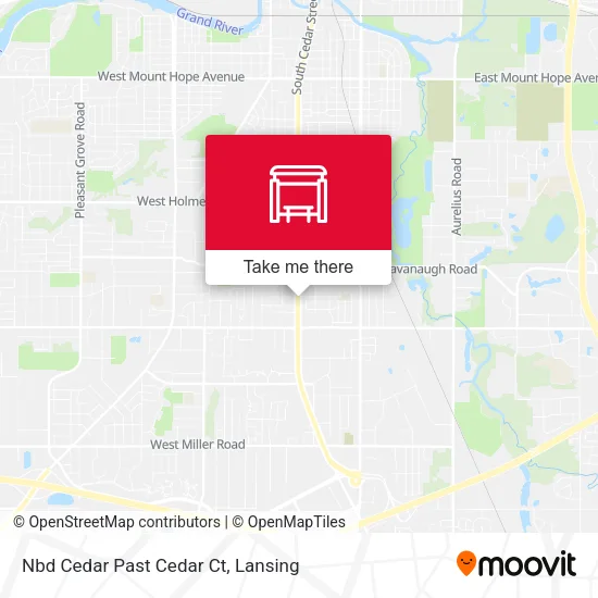 Mapa de Nbd Cedar Past Cedar Ct