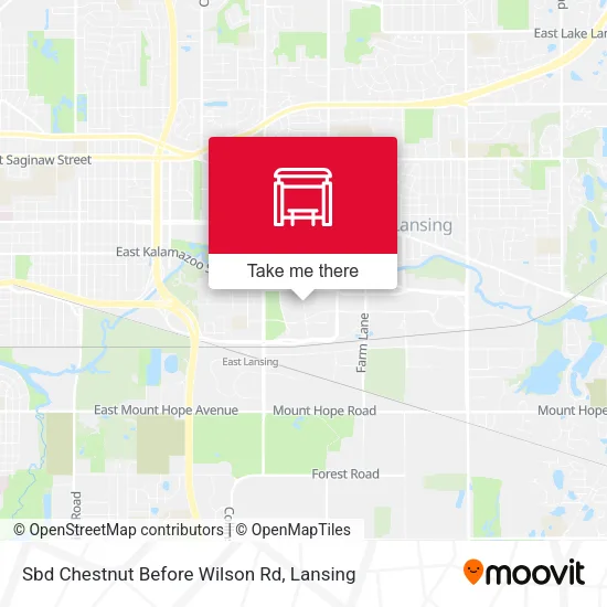 Mapa de Sbd Chestnut Before Wilson Rd
