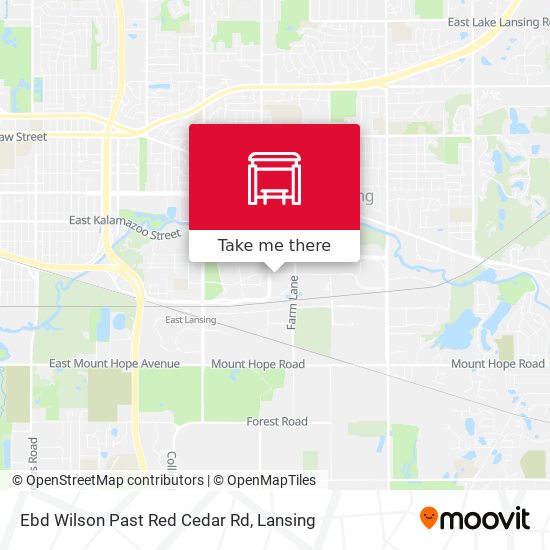 Mapa de Ebd Wilson Past Red Cedar Rd