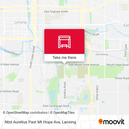 Mapa de Nbd Aurelius Past Mt Hope Ave
