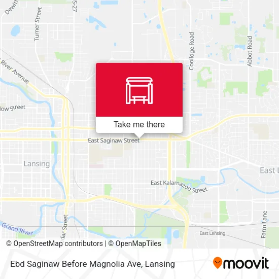 Mapa de Ebd Saginaw Before Magnolia Ave