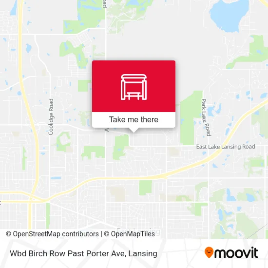 Mapa de Wbd Birch Row Past Porter Ave