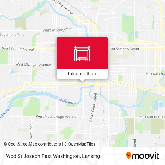 Mapa de Wbd St Joseph Past Washington