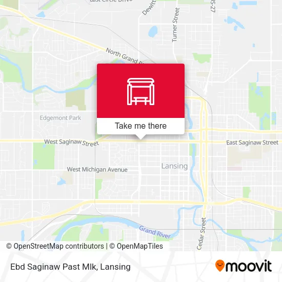 Ebd Saginaw Past Mlk map