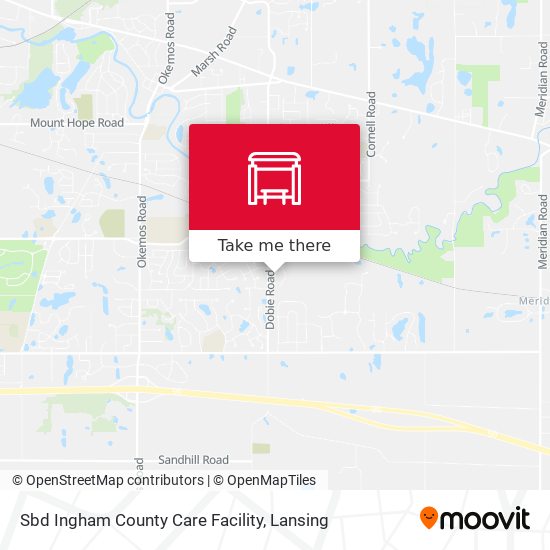 Sbd Ingham County Care Facility map