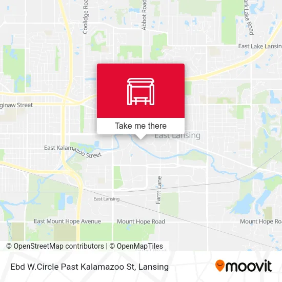 Mapa de Ebd W.Circle Past Kalamazoo St
