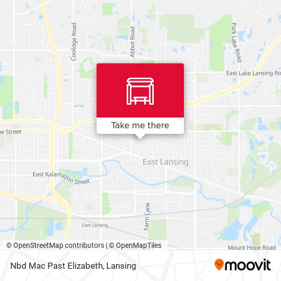 Mapa de Nbd Mac Past Elizabeth
