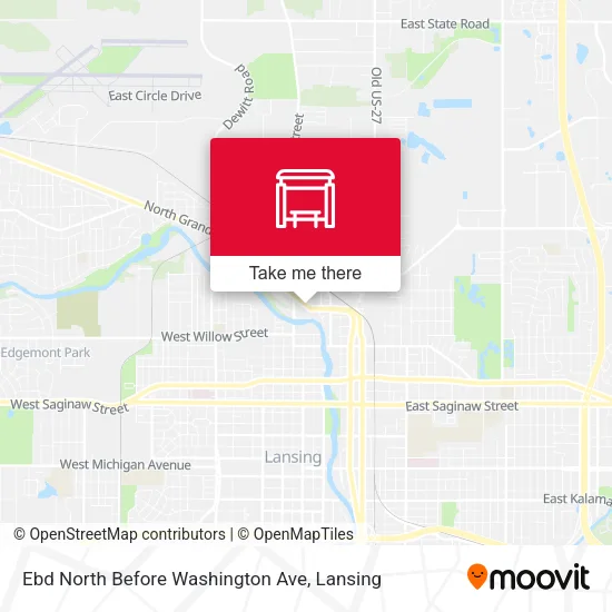 Mapa de Ebd North Before Washington Ave