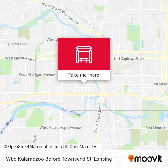 Mapa de Wbd Kalamazoo Before Townsend St