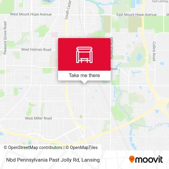 Mapa de Nbd Pennsylvania Past Jolly Rd