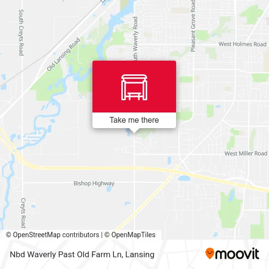 Mapa de Nbd Waverly Past Old Farm Ln