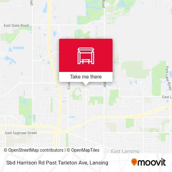 Mapa de Sbd Harrison Rd Past Tarleton Ave