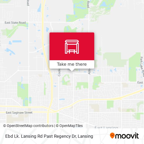 Mapa de Ebd Lk. Lansing Rd Past Regency Dr
