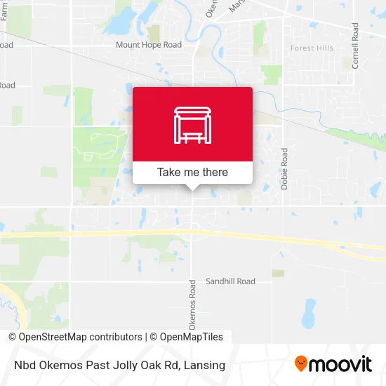 Mapa de Nbd Okemos Past Jolly Oak Rd