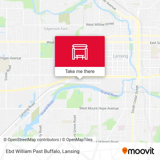 Ebd William Past Buffalo map