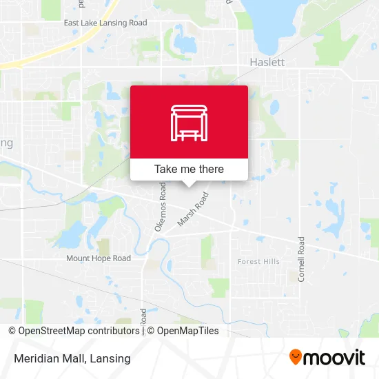 Meridian Mall map